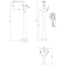 Смеситель LeMark Bronx LM3744BL черный