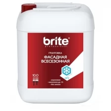 Грунтовка фасадная всесезонная Brite Professional (10л)