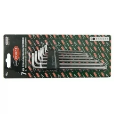 Набор Ключей TORX RF-5071XL: экстрадлинных Т10-Т40 7пр. на пласт. держат. ROCKFORCE