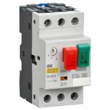 IEK Пускатель ПРК32-2.5 In2.5А Ir1.6-2.5А Ue 660В IEK DMS11-D25