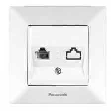 Розетка комп. Panasonic Arkedia WMTC04042WH-RU скрыт. IP20 белый (упак.:1шт)