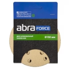 Abraforce Диск шлифовальный Р60 D 150 мм 15 отв. (уп. 5шт.) ABRAforce 90359 (5 уп.)