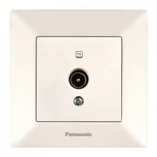 Panasonic Розетка телевизионная Panasonic Arkedia (WMTC04542BG-RU) скрыт. IP20 бежевый (упак.:1шт)